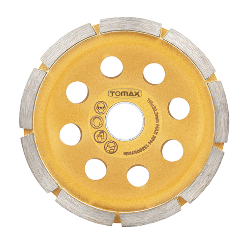 TOMAX ELMASLI BETON YÜZEY TEMİZLEME 115 mm (TEK SIRA)